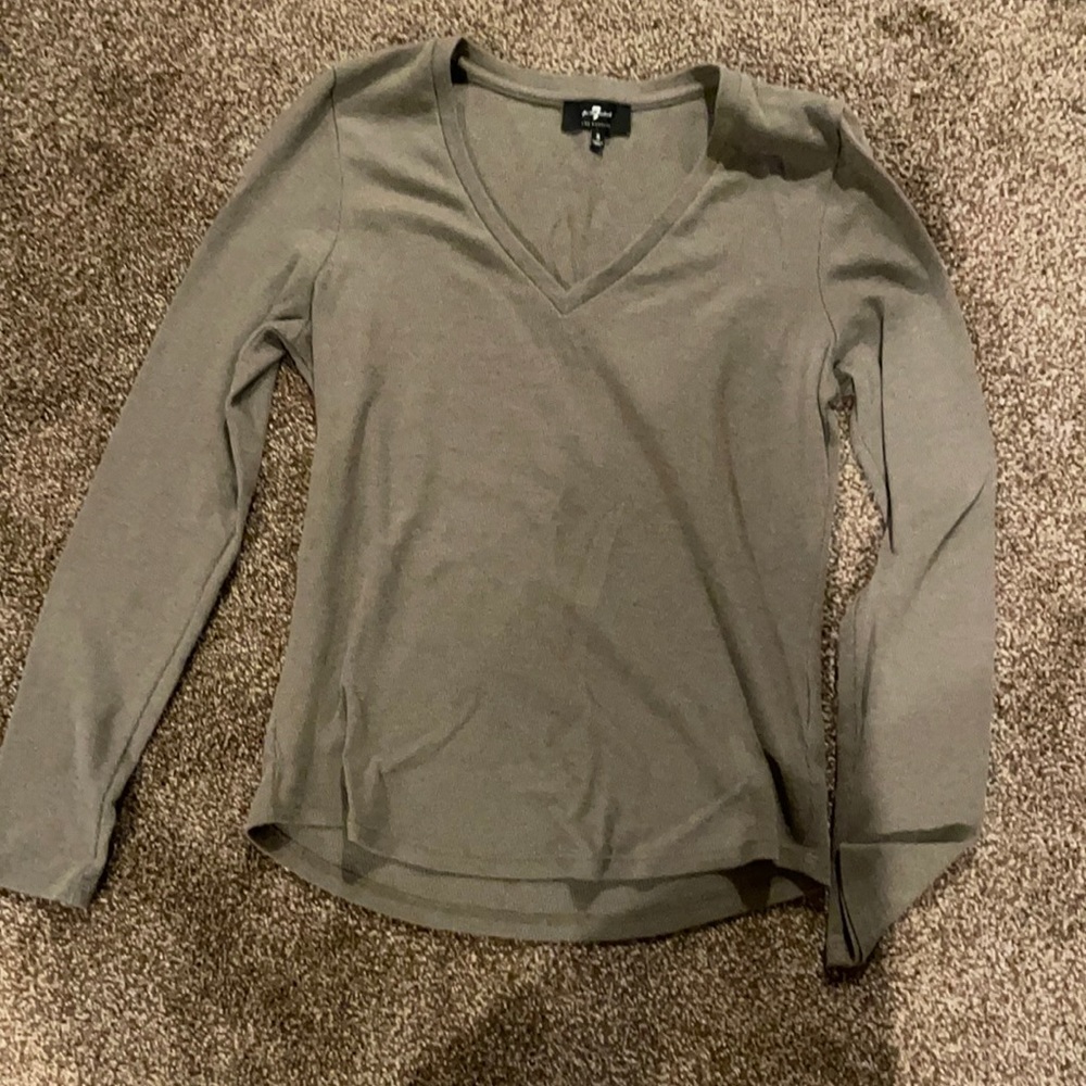7 for all mankind scoop neck pullover